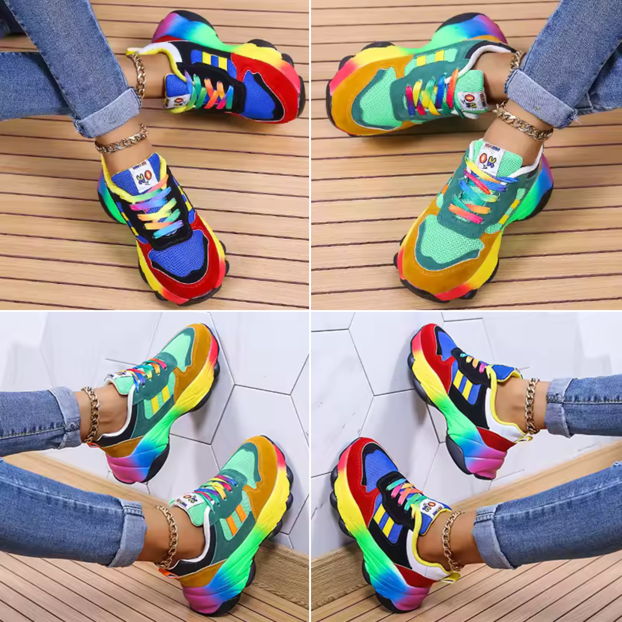 Women's Vibrant Orthopedic Sneakers | Valentina