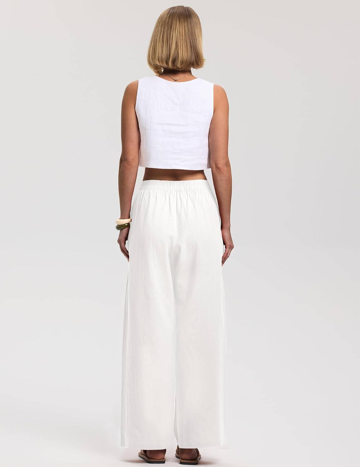 Women's Breathable Wide Leg Trousers | Celeste