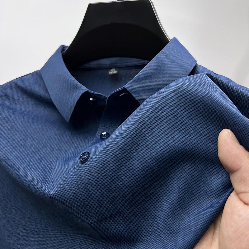 Men’s Silk Summer Polo Shirt | Roman