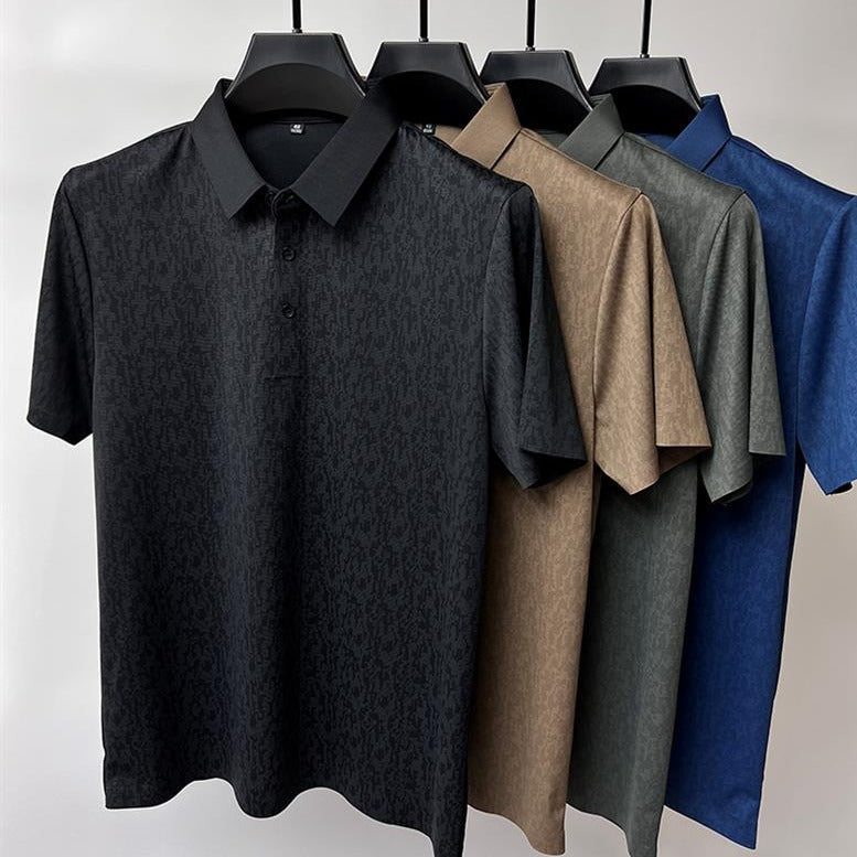Men’s Silk Summer Polo Shirt | Roman