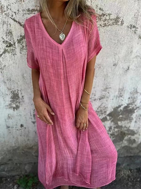 Women's V-Neck Maxi Dress | Savannah