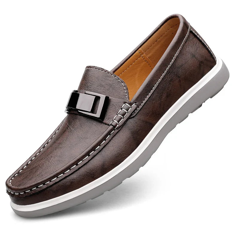 Men's Hand-Stitched Leather Loafers | Warren
