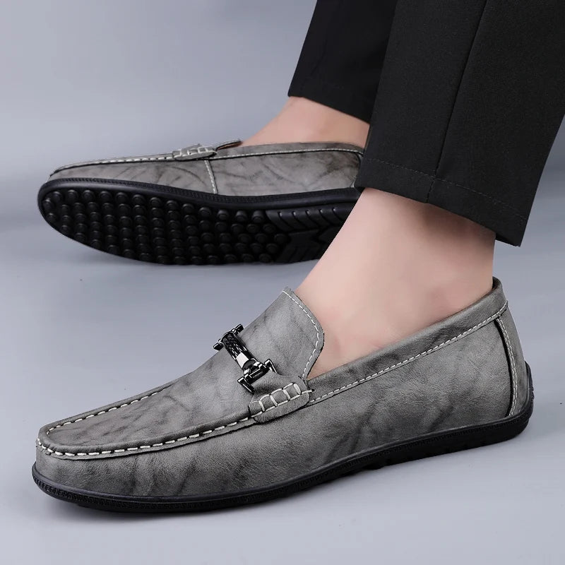 Men’s Smooth Leather Loafers | Preston