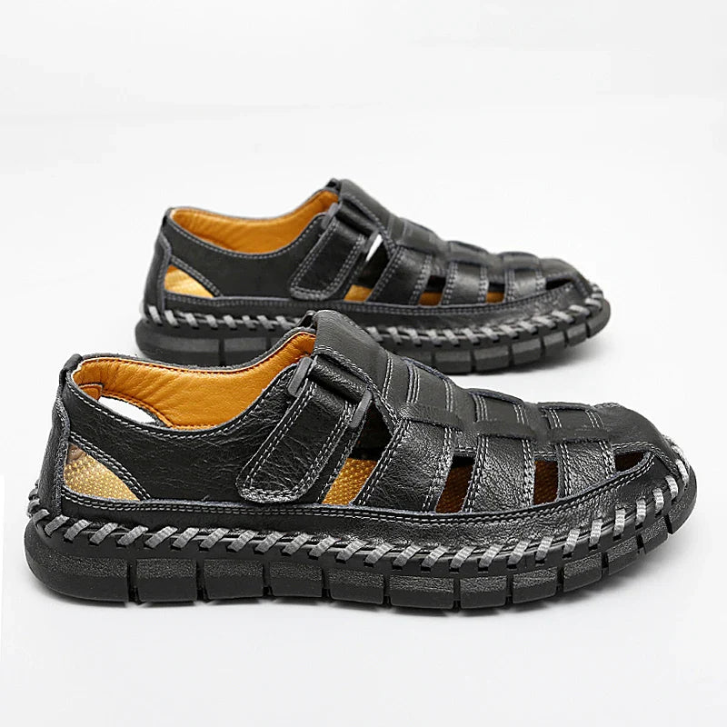 Men’s Leather Fisherman Sandals | Leandro
