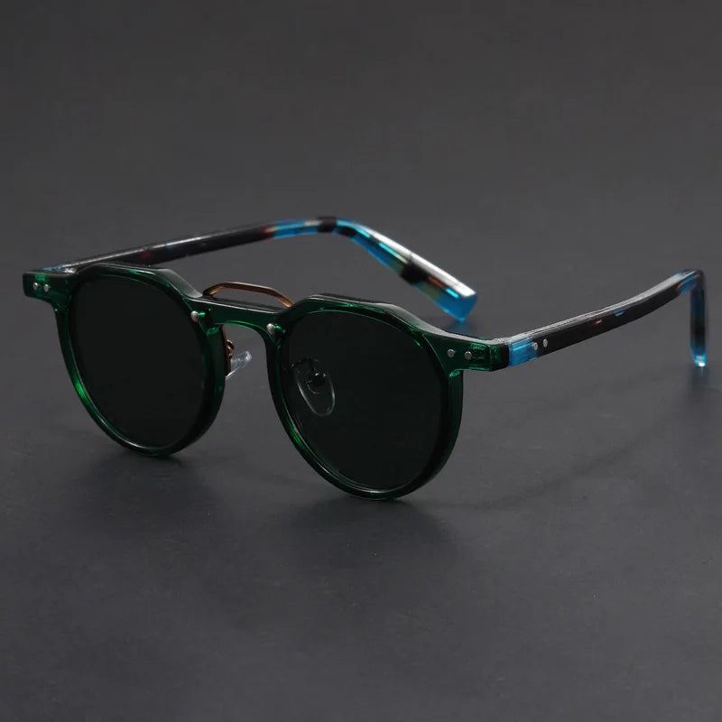 Men's Vintage Round Sunglasses | Rhodes