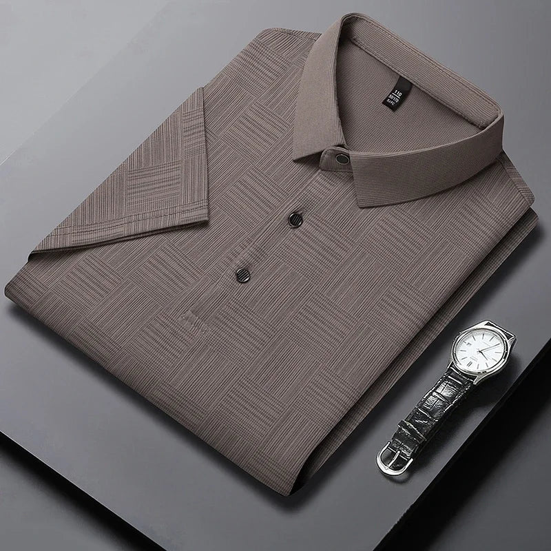 Men’s Textured Polo Shirt | Alexandro