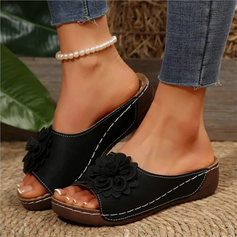Women’s 3D Flower Summer Sandals | Nora