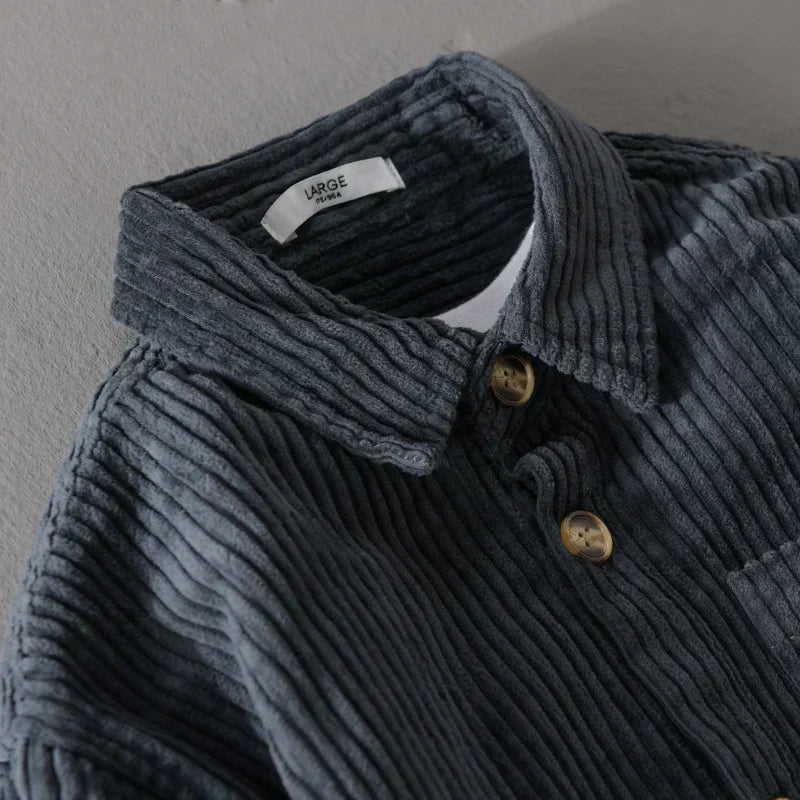 Men’s Corduroy Shirt Long Sleeve Shirt | Bruno