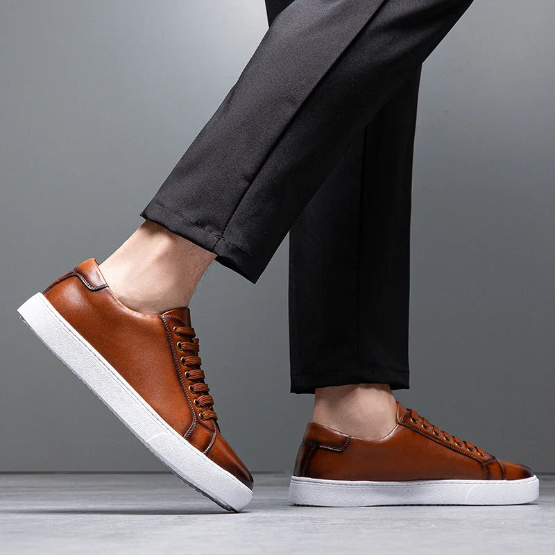 Men’s Premium Leather Sneakers | Magnus