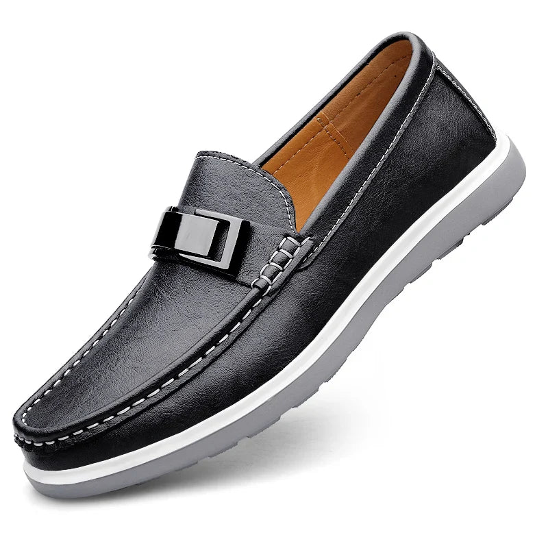 Men's Hand-Stitched Leather Loafers | Warren