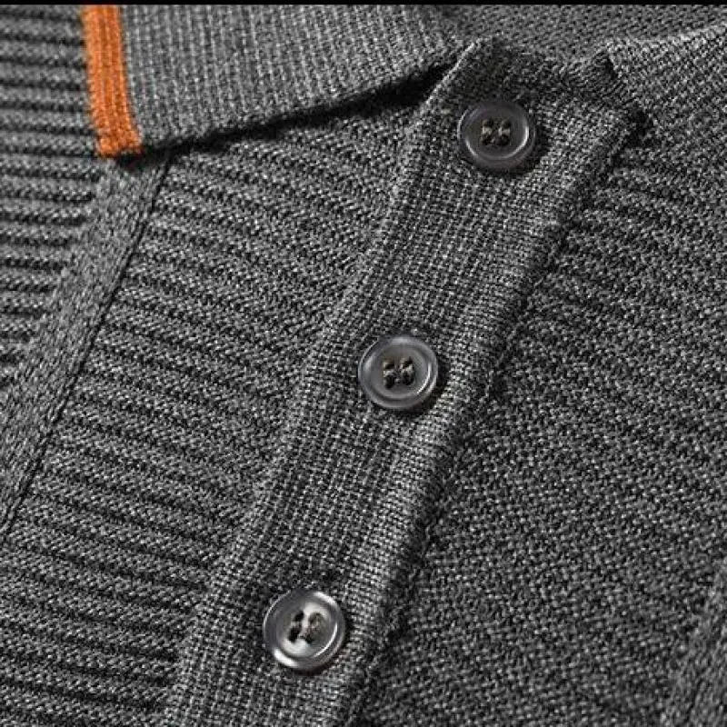 Men’s Ribbed Elegant Polo Shirt | Broderick