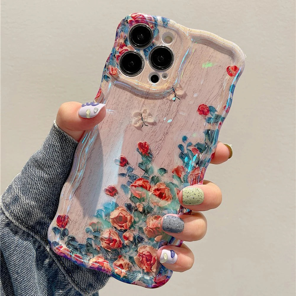 Floral Protective iPhone Case | Gloss Floral