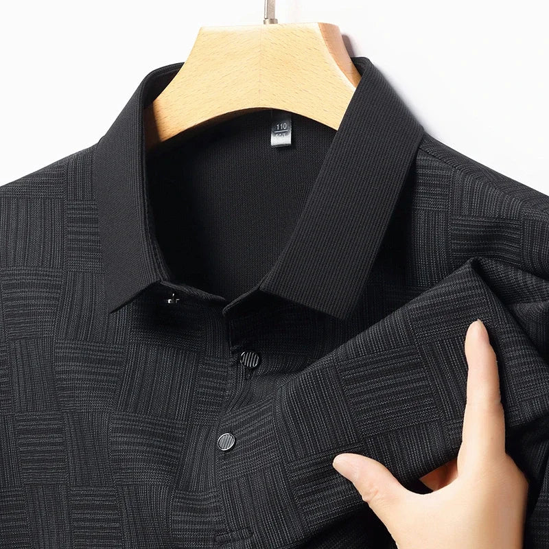 Men’s Textured Polo Shirt | Alexandro