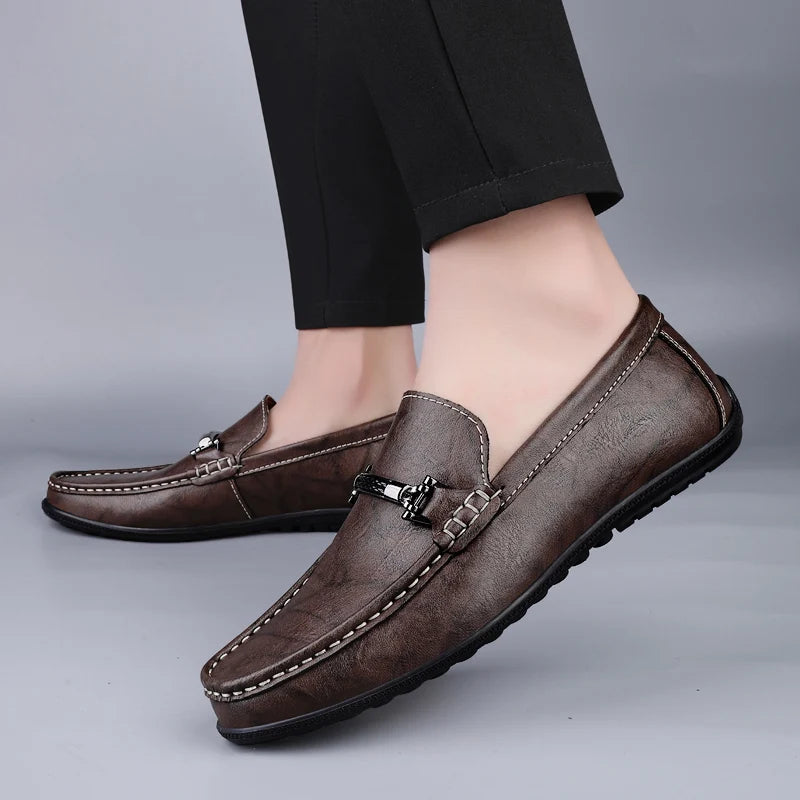 Men’s Smooth Leather Loafers | Preston