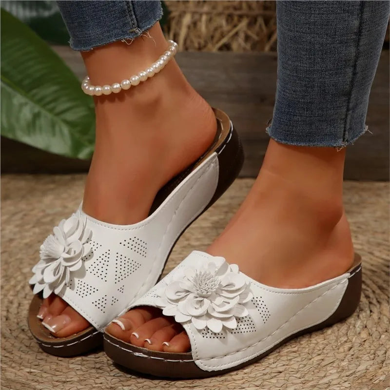 Women’s 3D Flower Summer Sandals | Nora