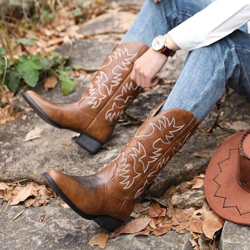 Men's Classic Western Cowboy Boots | Colton