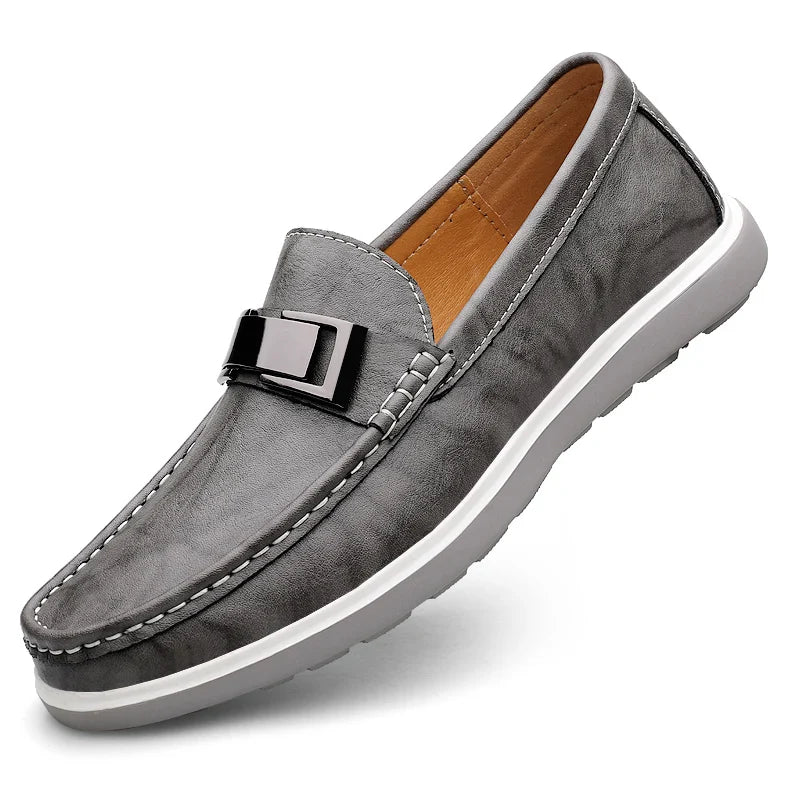 Men's Hand-Stitched Leather Loafers | Warren