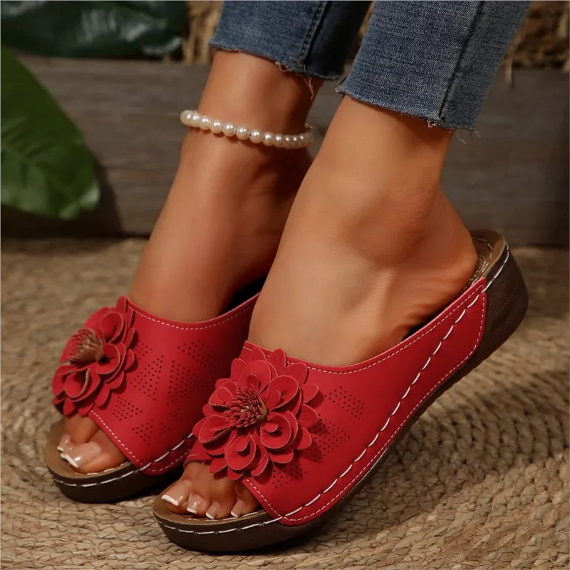 Women’s 3D Flower Summer Sandals | Nora