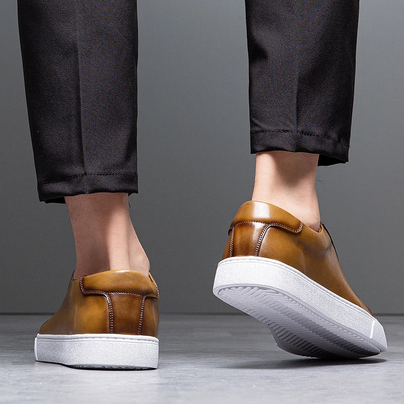 Men’s Premium Leather Sneakers | Magnus