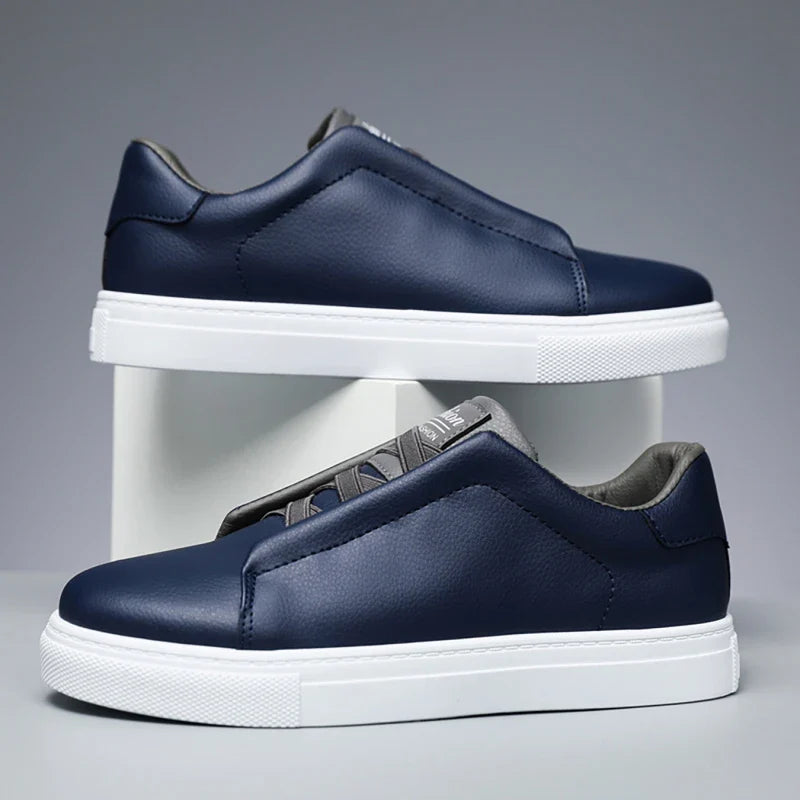 Men's Leather Slip-On Sneakers | Merlin