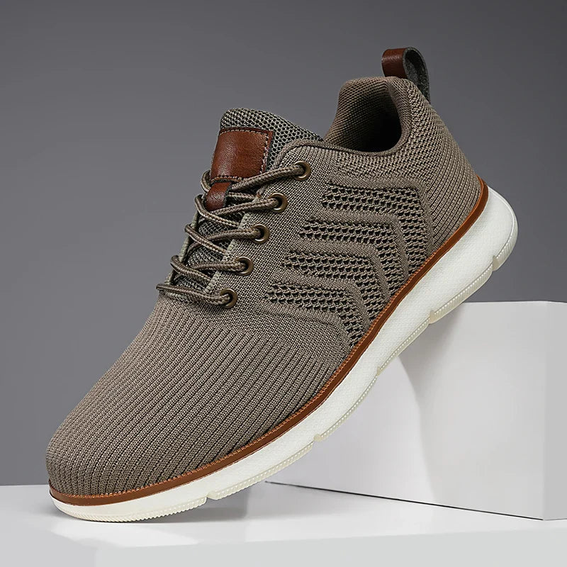 Men’s Knit Comfort Sneakers Breathable Design | Dorian