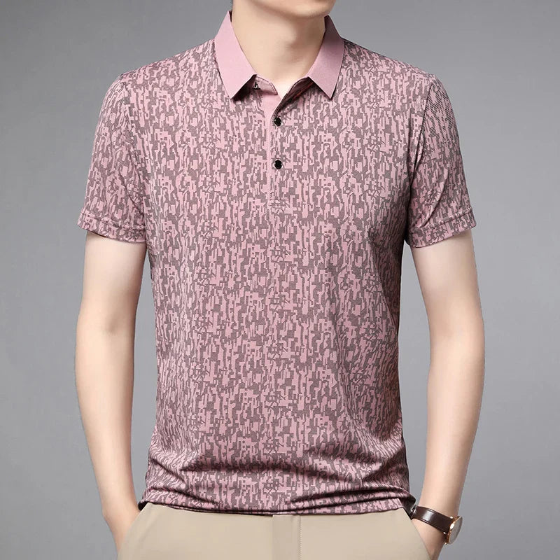 Men’s Pixel Weave Polo Shirt | Harrington
