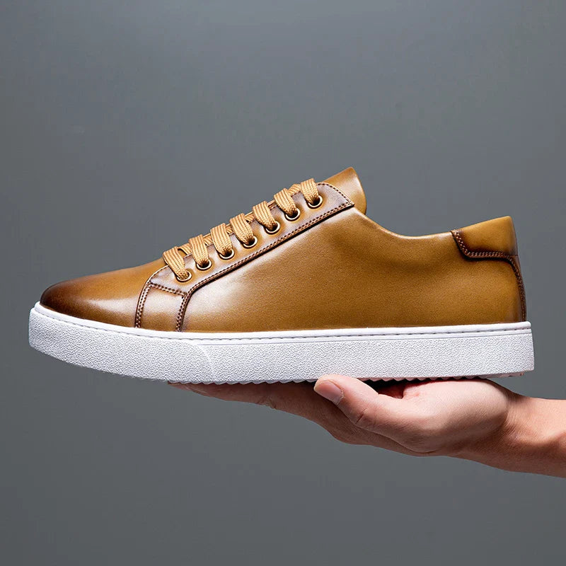 Men’s Premium Leather Sneakers | Magnus