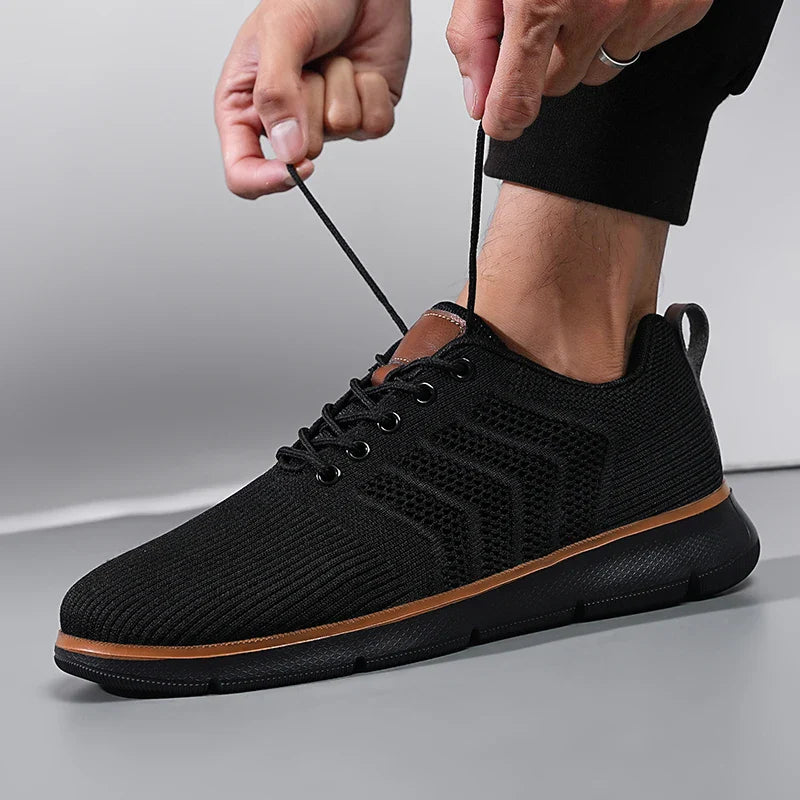 Men’s Knit Comfort Sneakers Breathable Design | Dorian