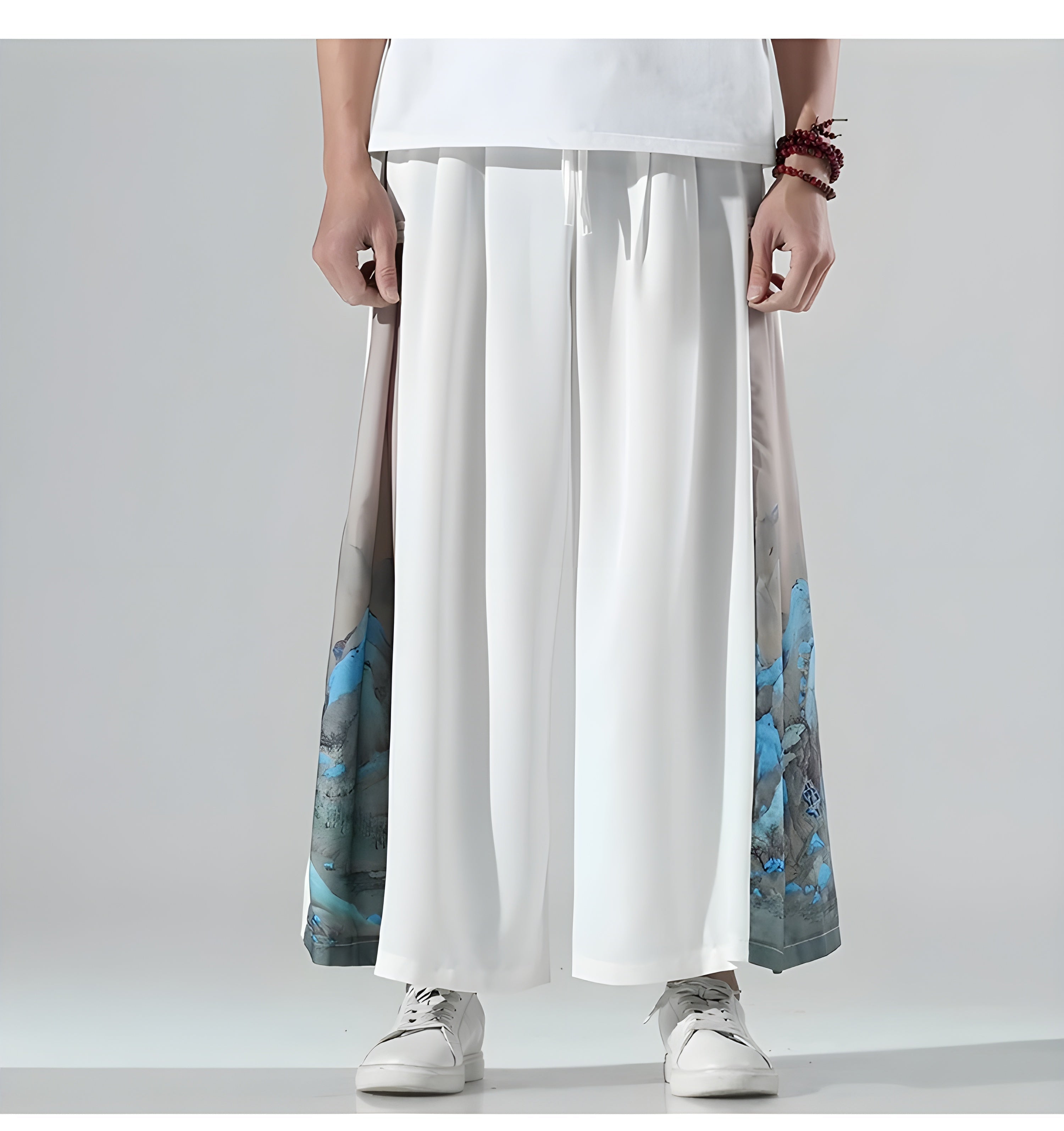 Men's Japanese-Style Side Slit Trousers | Tobias