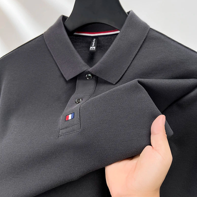 Men’s Long Sleeve Polo Shirt | Sebastian