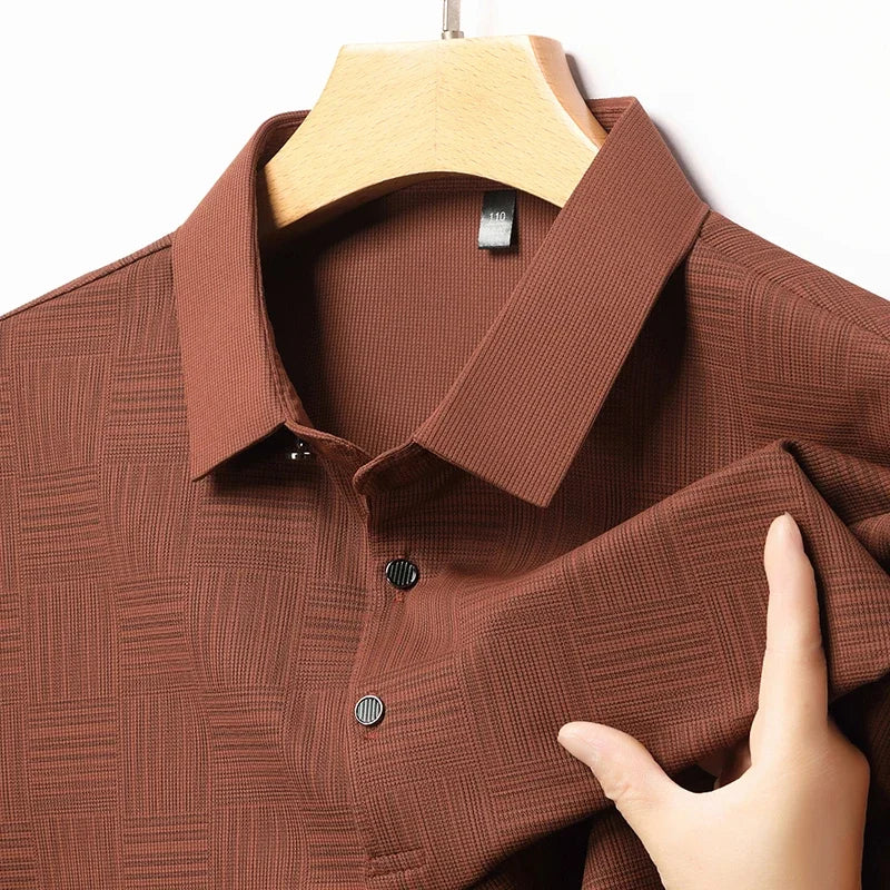 Men’s Textured Polo Shirt | Alexandro