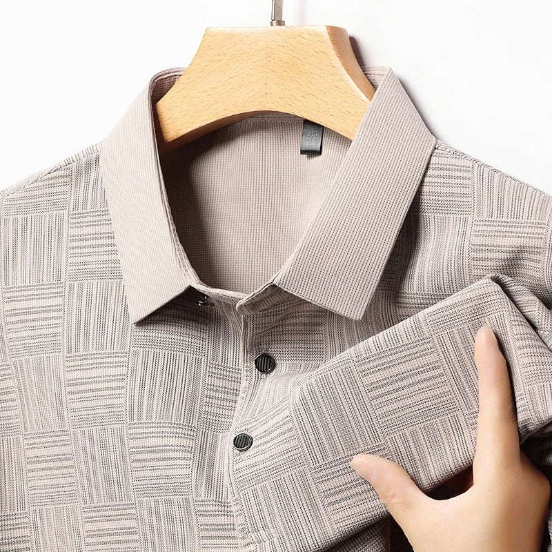 Men’s Textured Polo Shirt | Alexandro