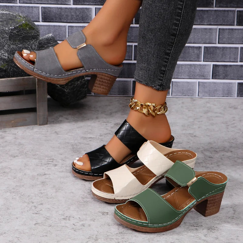 Women's Arch Support Heeled Sandals | Serena