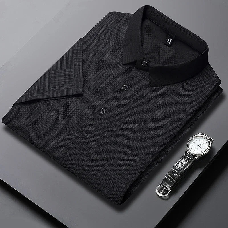 Men’s Textured Polo Shirt | Alexandro
