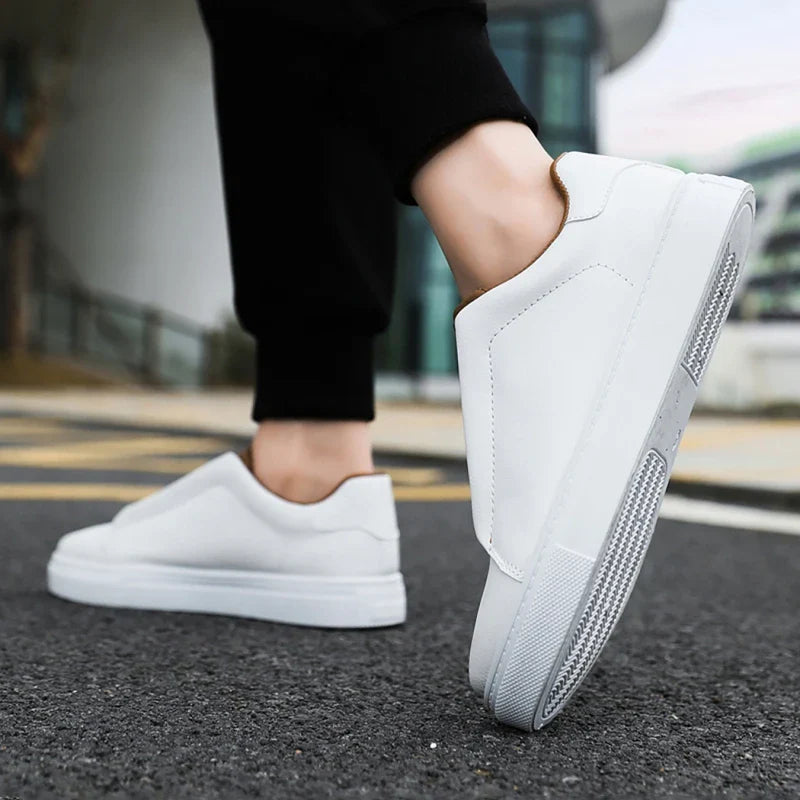 Men's Leather Slip-On Sneakers | Merlin