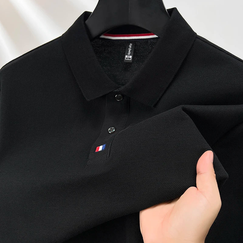 Men’s Long Sleeve Polo Shirt | Sebastian