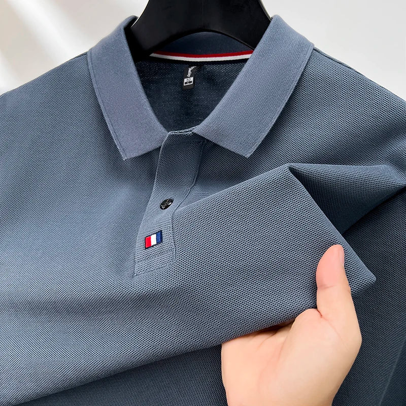 Men’s Long Sleeve Polo Shirt | Sebastian