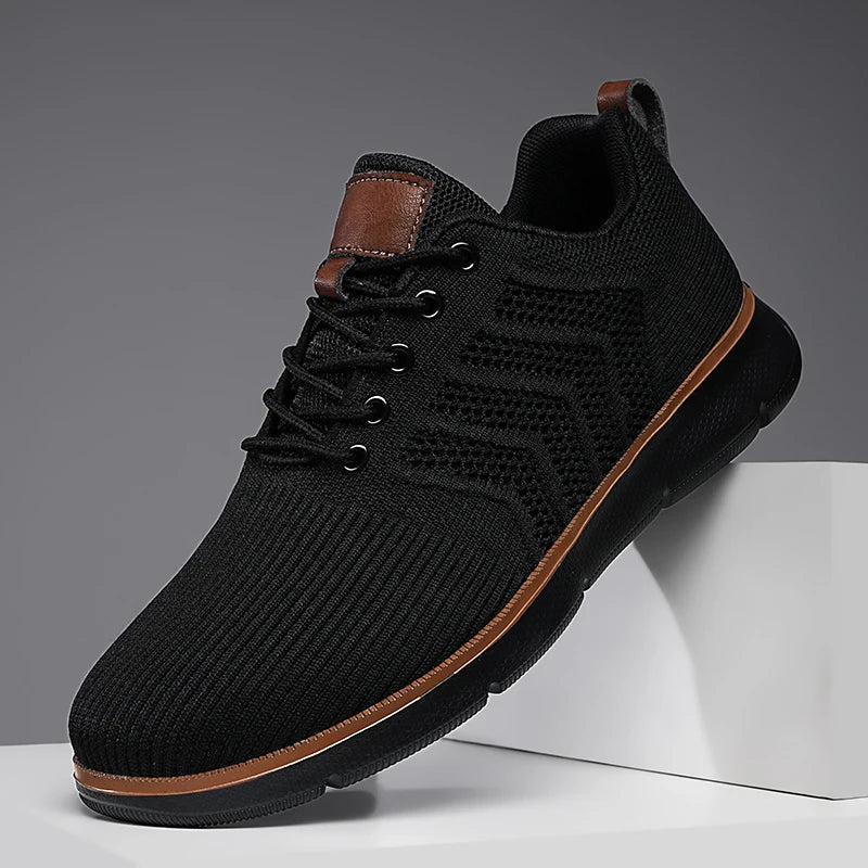 Men’s Knit Comfort Sneakers Breathable Design | Dorian