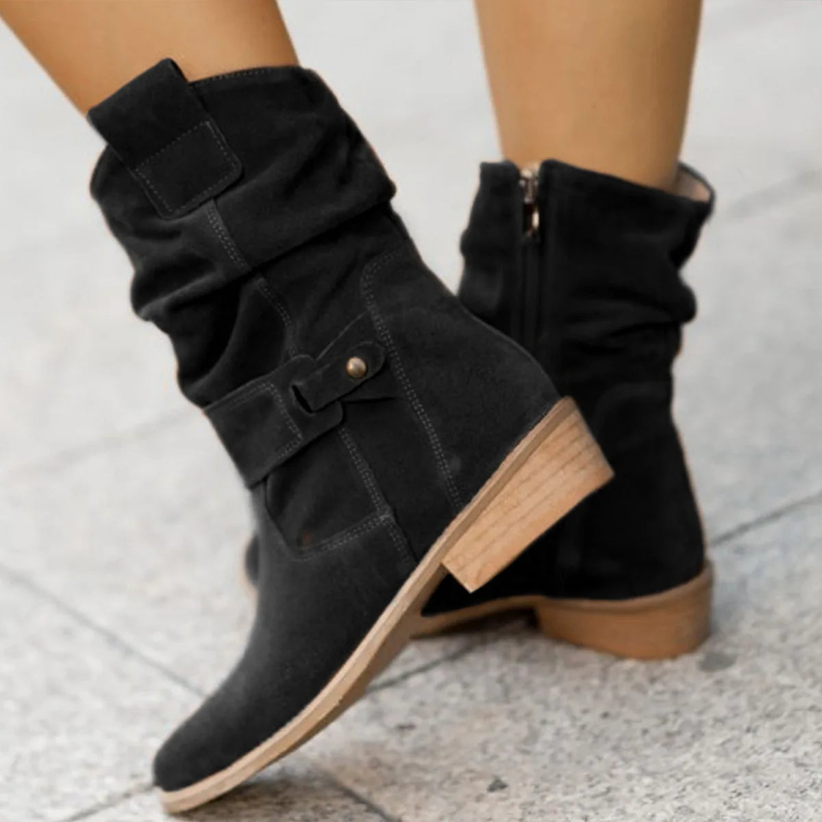 Women’s Suede Ankle Boots | Clara