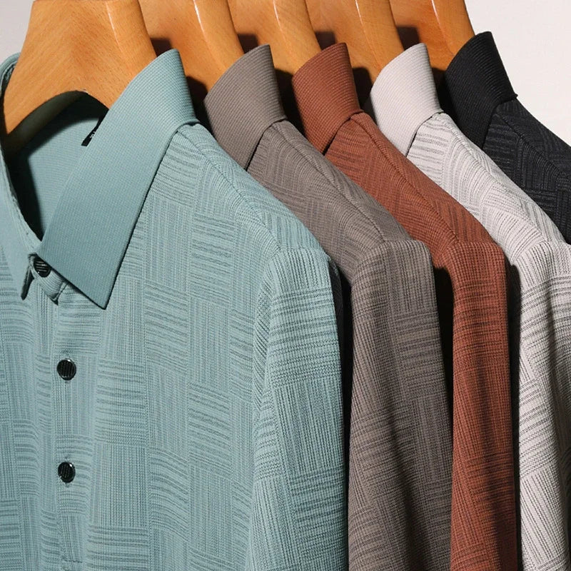 Men’s Textured Polo Shirt | Alexandro