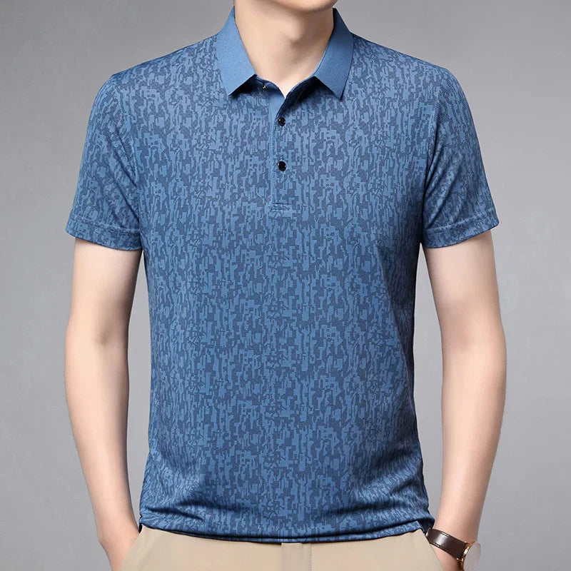 Men’s Pixel Weave Polo Shirt | Harrington