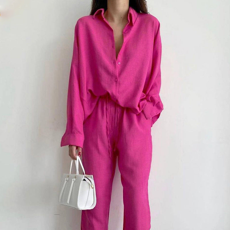 Women's Breathable Co-ord Linen Set | Sienna