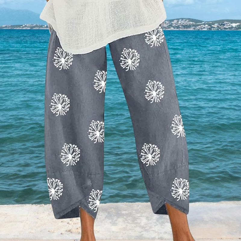Women's Printed Harem Summer Trousers | Paloma