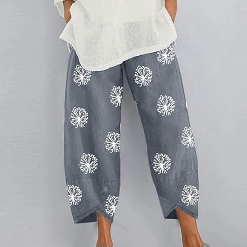 Women's Printed Harem Summer Trousers | Paloma