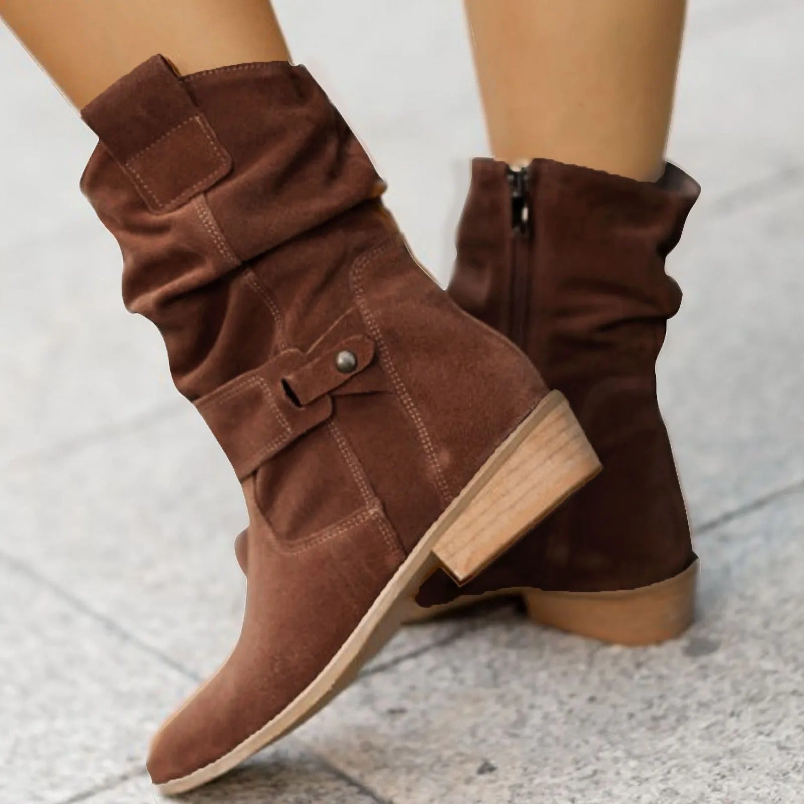 Women’s Suede Ankle Boots | Clara