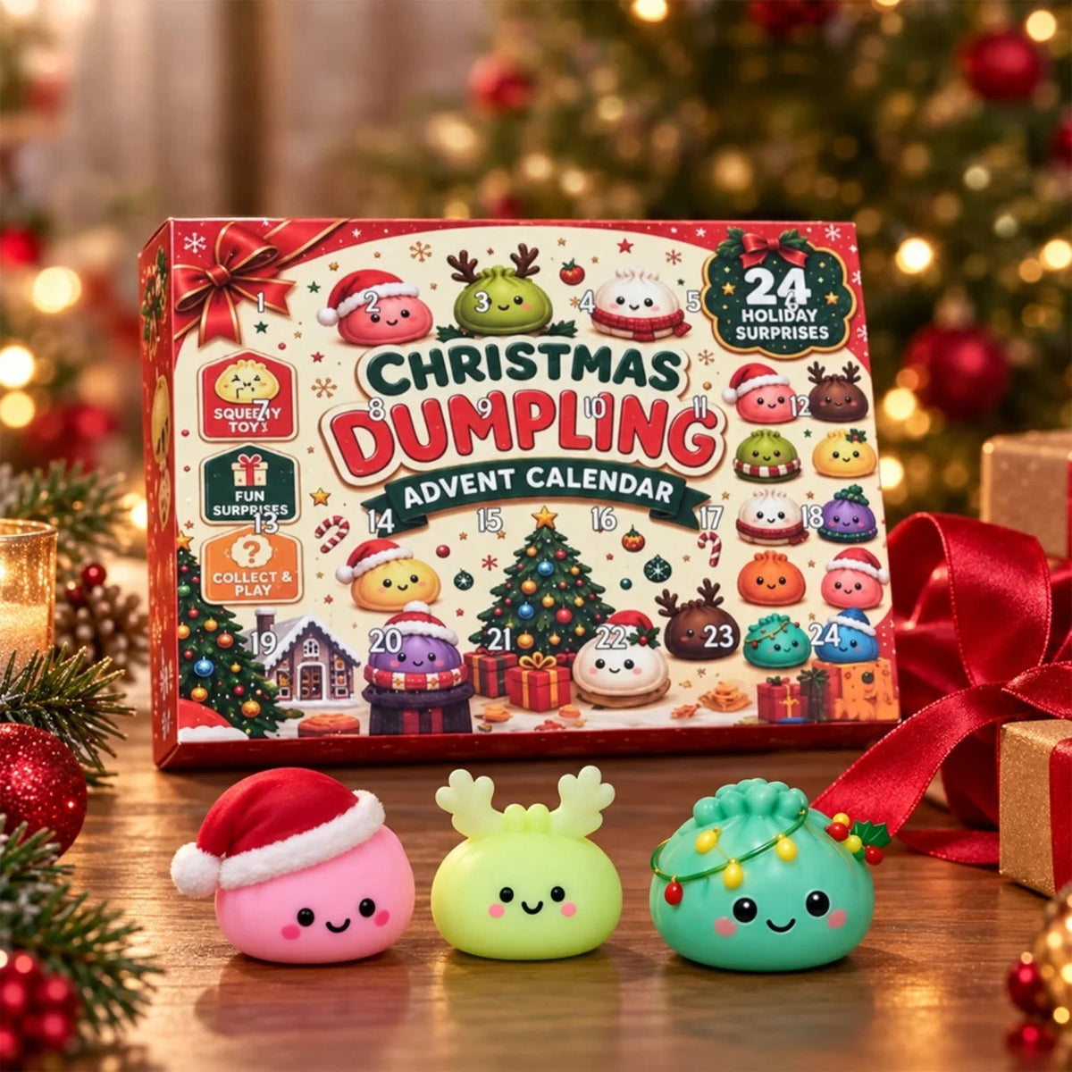 Dumpling Advent Calendar 2026 with 24 Festive Dumpling Surprises Christmas Countdown for Kids_6