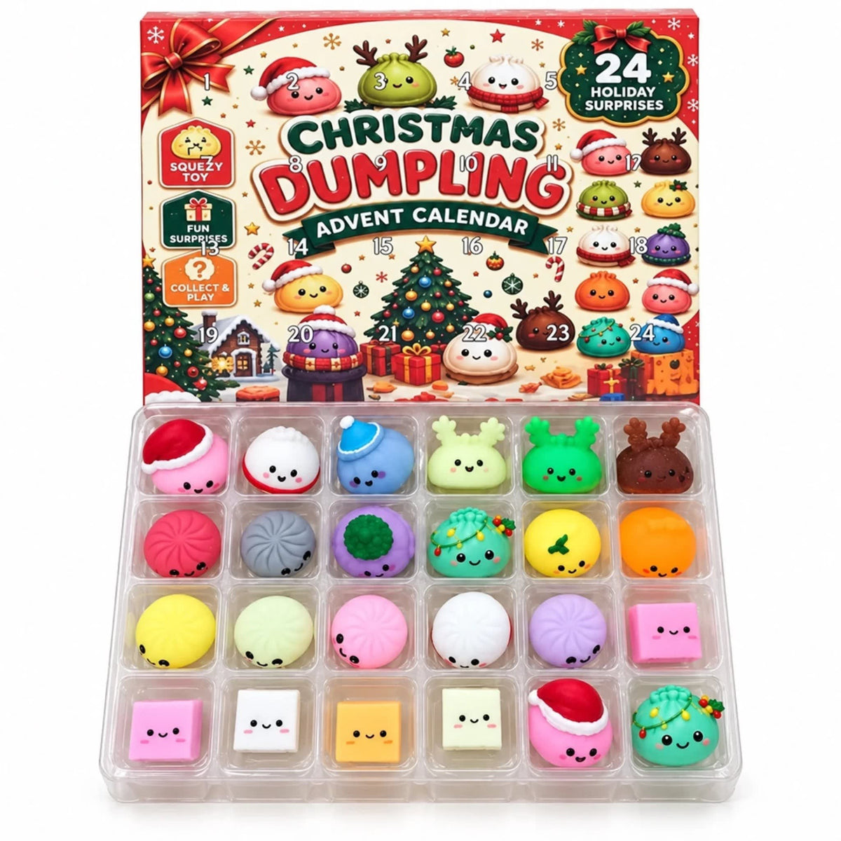 Dumpling Advent Calendar 2026 with 24 Festive Dumpling Surprises Christmas Countdown for Kids_7