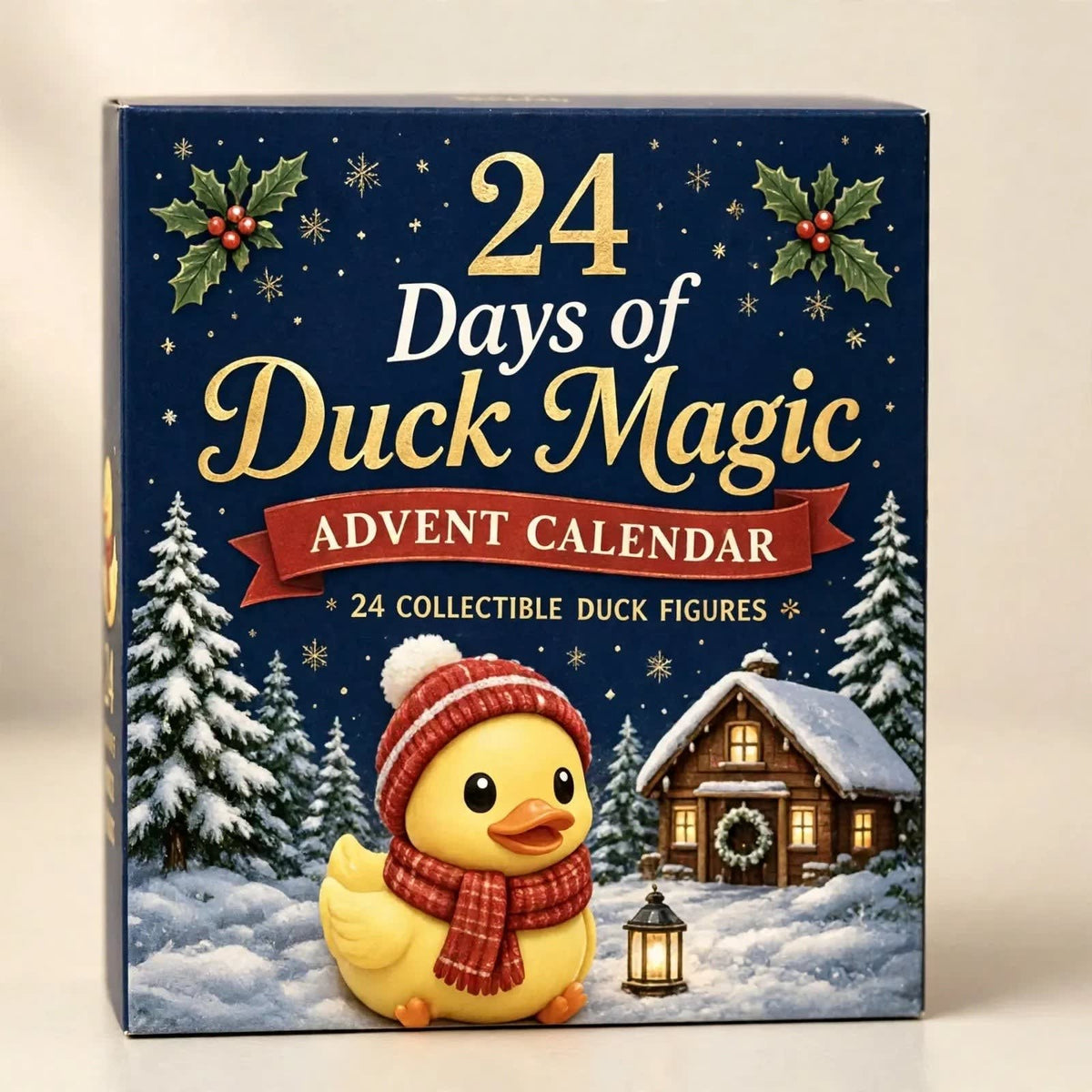 Non Chocolate Duck Advent Calendar 2026 with 24 Numbered Drawers Christmas Countdown for Kids_2