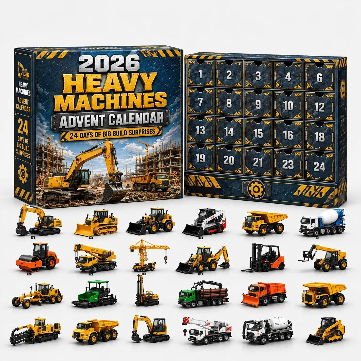 Car Advent Calendar 2026 with 24 Diecast Model Vehicles Christmas Countdown Gift for Car Lovers_10