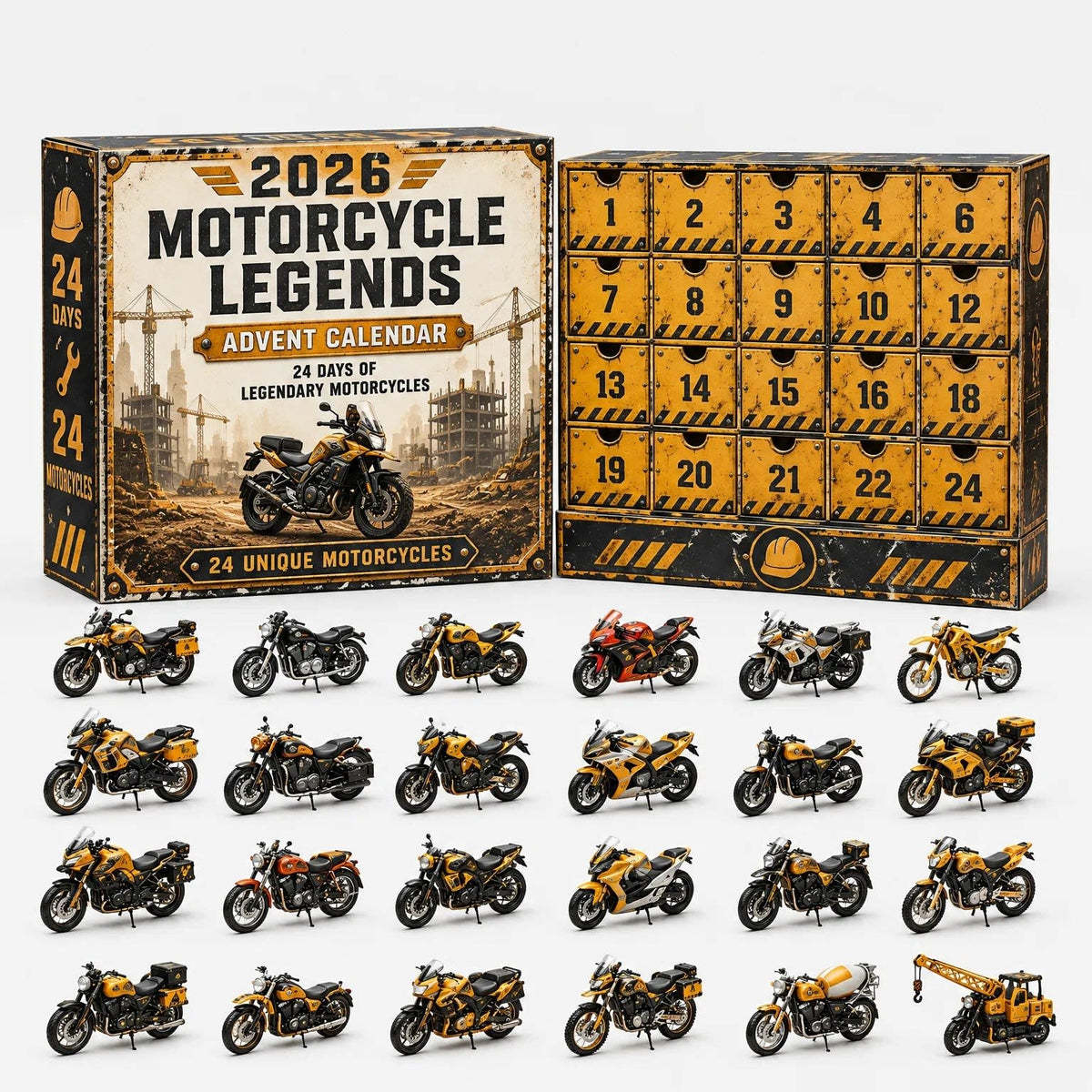 Car Advent Calendar 2026 with 24 Diecast Model Vehicles Christmas Countdown Gift for Car Lovers_6